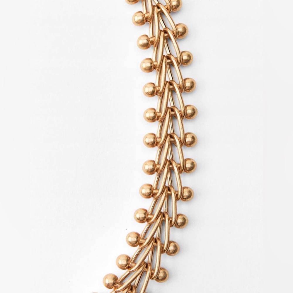 Zara‎ Gold Chain Necklace Chunky Mob Wife Old Money Luxury - Picture 2 of 4